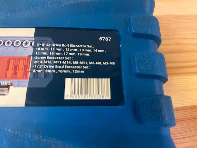 Hbm machines - 2 dolle, afgebroken moeren en bouten uitdraaisets - afbeelding 3 van  5