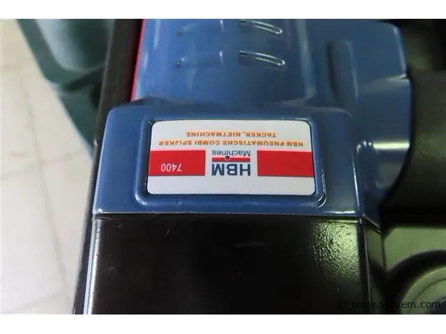 Hbm nietmachine perslucht ongebruikt - afbeelding 3 van  3