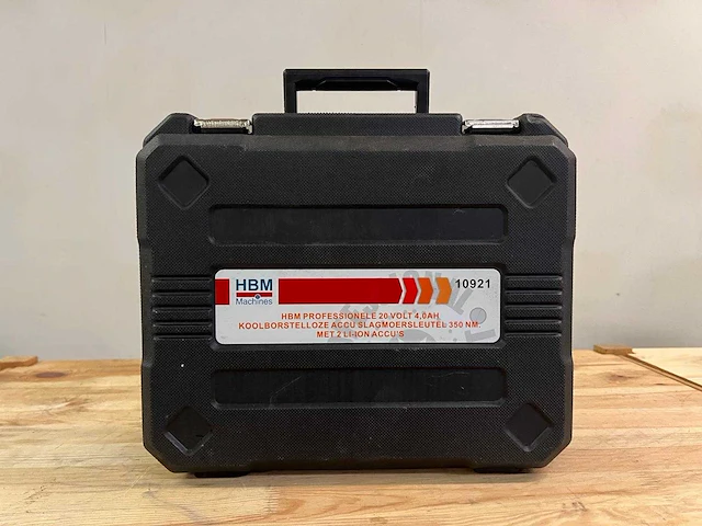 Hbm professionele 20v 4.0ah koolborstelloze accu slagmoersleutel - afbeelding 3 van  5