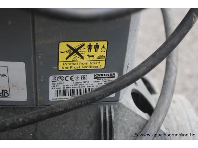 Hd-reiniger karcher hd 5/15c - afbeelding 2 van  2