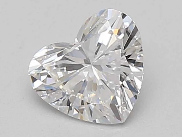 Heart diamond 0.86 ct d/vvs2 (hrd certified) - afbeelding 1 van  4