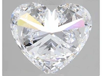 Heart diamond 1.04 ct d/vvs2 (hrd certified) - afbeelding 2 van  4