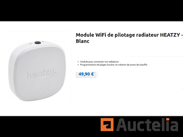 Heatzy wifi radiatorregelaar/thermostaat - afbeelding 1 van  2