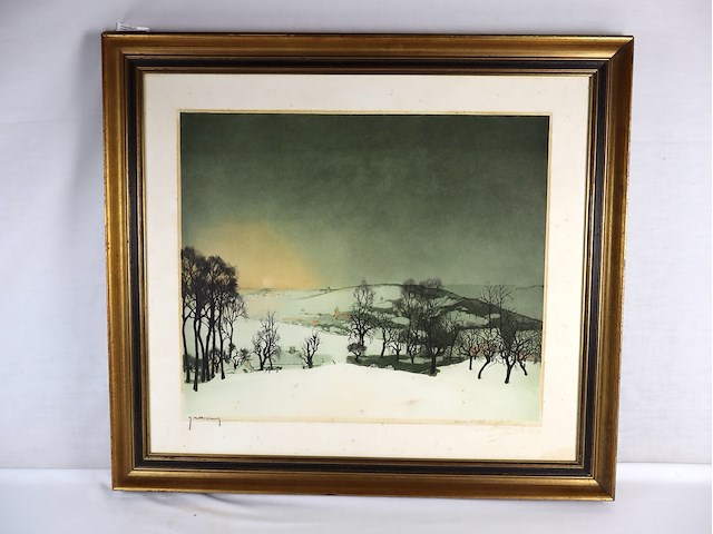 Hebbelinck zicht op dorp - afbeelding 1 van  5