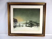 Hebbelinck zicht op dorp - afbeelding 1 van  5