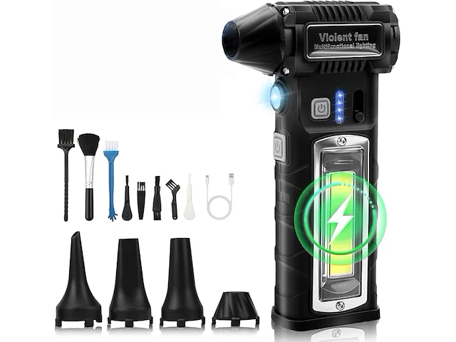 Heberuck 2-in-1 accublazer en pc-stofzuiger - afbeelding 2 van  6