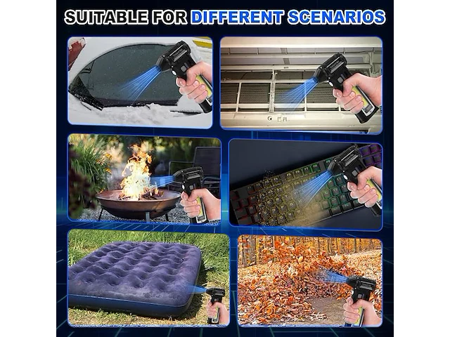 Heberuck 2-in-1 accublazer en pc-stofzuiger - afbeelding 6 van  6