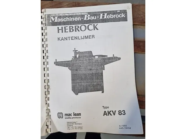 Hebrock akv83 kantenaanlijmer - afbeelding 4 van  5
