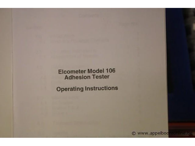 Hechtingstester elcometer, model 106 - afbeelding 3 van  3