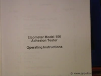Hechtingstester elcometer, model 106 - afbeelding 3 van  3