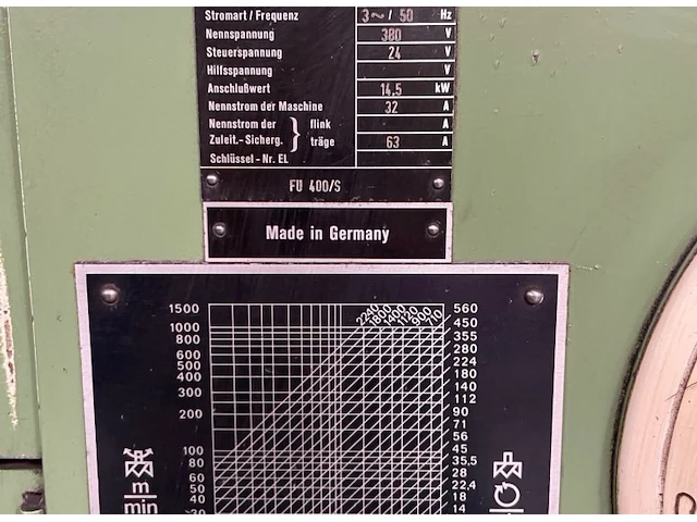 Heckert fu 400/s horizontale freesmachine - afbeelding 5 van  6