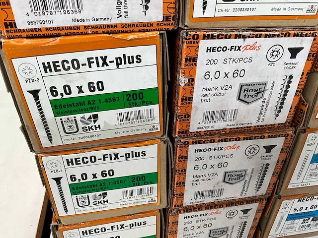 Heco diverse schroeven (18x) - afbeelding 2 van  5