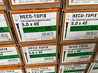 Heco vlonderschroef rvs 200 stuks 5.0 x 40 (20x) - afbeelding 2 van  4
