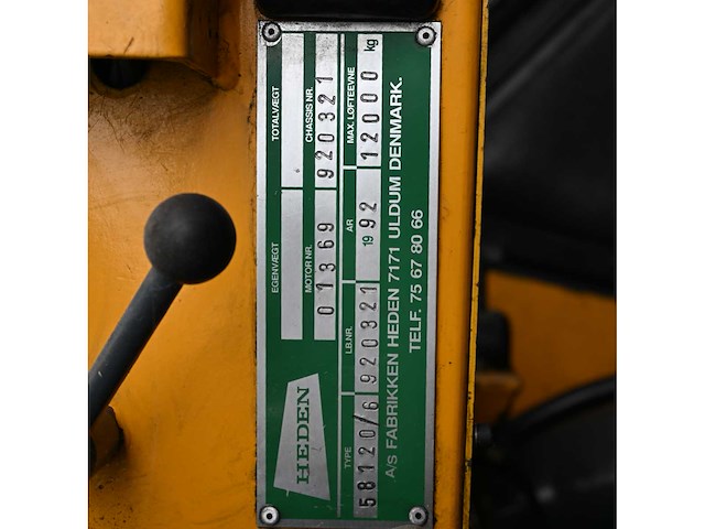 Heden - 1992 - 58120 - vorkheftruck - afbeelding 10 van  19