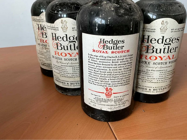 Hedges en butler whiskey (6x) - afbeelding 4 van  4
