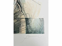 Hedwig pauwels - naakt - kleurenlithografie - afbeelding 4 van  9