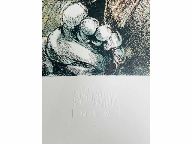 Hedwig pauwels - naakt - kleurenlithografie - afbeelding 5 van  9