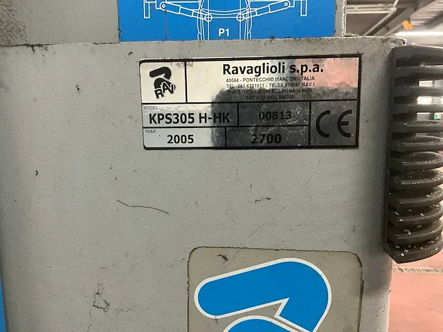 Hefbrug ravaglioli kps 305h - afbeelding 9 van  12
