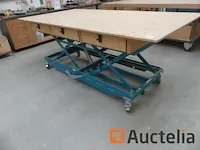Heftafel werkbank op wielen reinhold beck - afbeelding 6 van  9