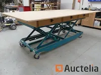 Heftafel werkbank op wielen reinhold beck - afbeelding 7 van  9