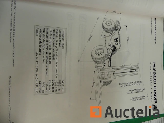 Heftruck aan boord palfinger crayler b214 m - afbeelding 18 van  29