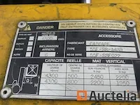 Heftruck + balenklem caterpillar dp25k