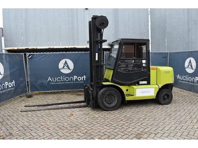 Heftruck clark cdp 50 h diesel 5000kg - afbeelding 1 van  1