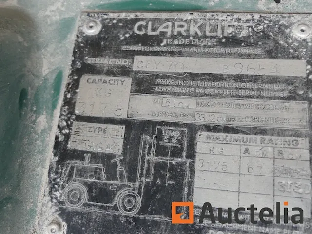 Heftruck clark cfy70 - afbeelding 6 van  6