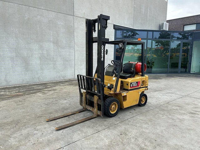Heftruck daewoo g15s lpg 1500kg 1998 - afbeelding 1 van  1