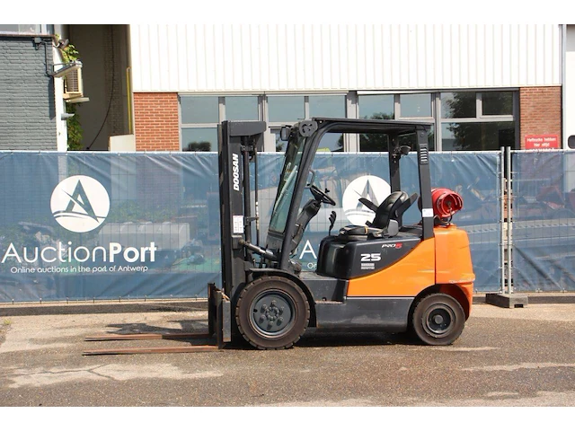 Heftruck doosan g25e-5 lpg 2500kg 4.73m 2010 - afbeelding 1 van  1
