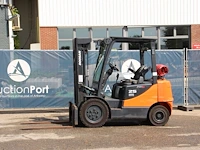 Heftruck doosan g25e-5 lpg 2500kg 4.73m 2010 - afbeelding 1 van  1