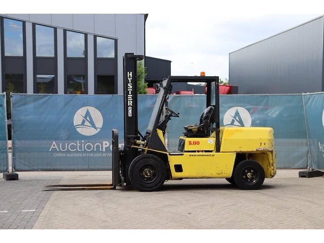 Heftruck hyster h5.00xl diesel 5000kg 5.0m 1999 - afbeelding 1 van  1