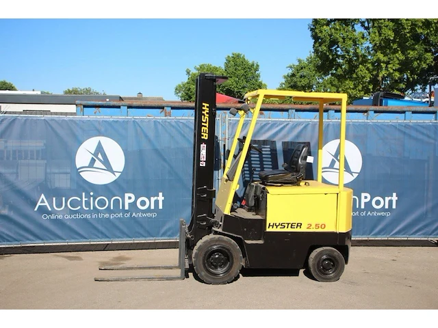 Heftruck hyster j2.50xl elektrisch 2500kg 3.8m 1992 - afbeelding 1 van  1