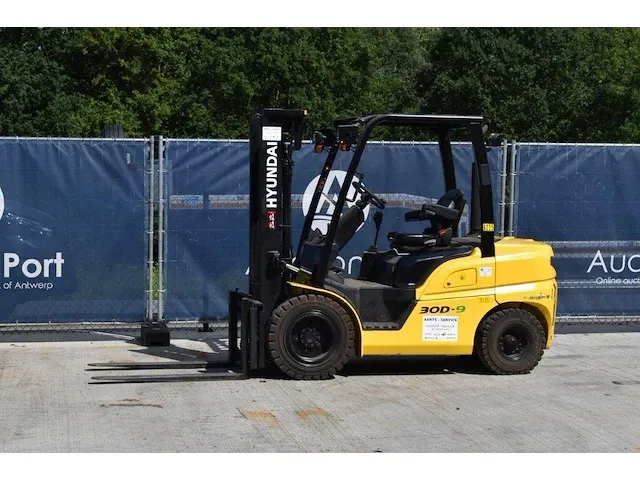 Heftruck hyundai 30d-9 diesel 3000kg - afbeelding 1 van  1