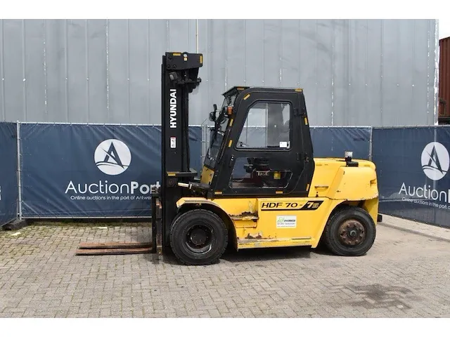 Heftruck hyundai hdf 70 diesel 7000kg - afbeelding 1 van  1
