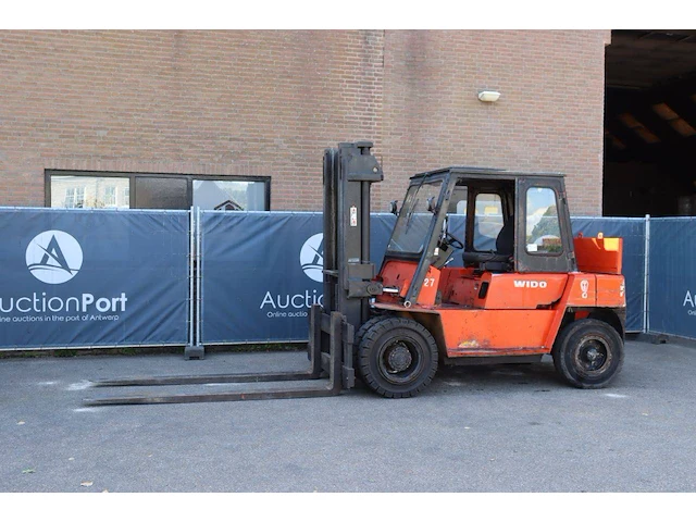 Heftruck jungheinrich dfg75hc diesel 7500kg 1991 - afbeelding 1 van  1