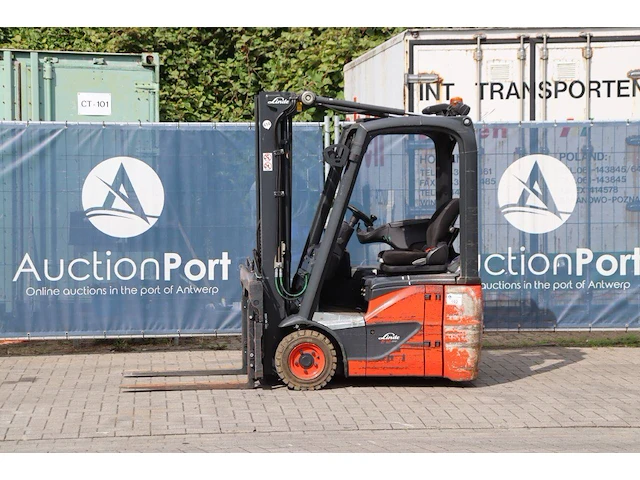 Heftruck linde e12-02 elektrisch 1200kg 7.0m 2018 - afbeelding 1 van  1