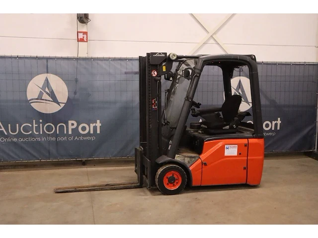 Heftruck linde e14-01 elektrisch 1400kg 4.1m 2008 - afbeelding 1 van  1