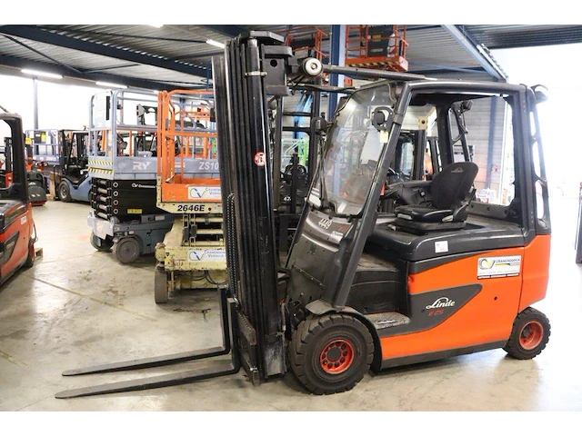 Heftruck linde e25hl-01/600 elektrisch 2500kg 5m 2013 - afbeelding 1 van  1