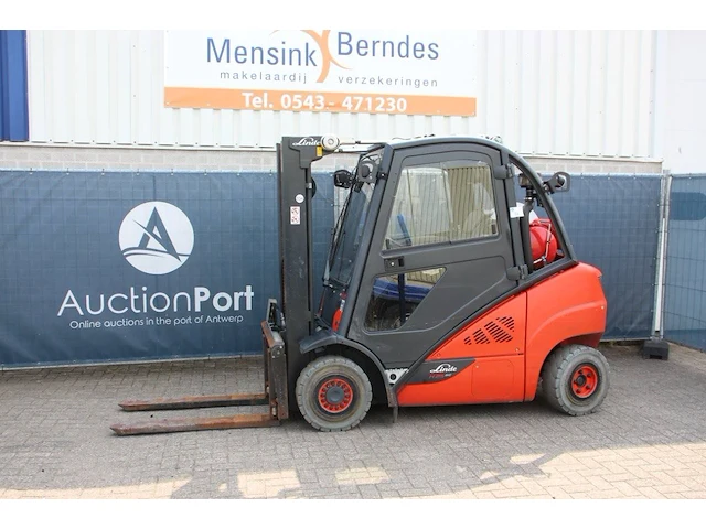Heftruck linde h25t-02 lpg 2500kg 5.51m 2016 - afbeelding 1 van  1