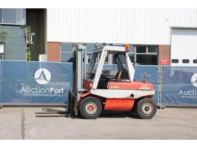 Heftruck linde h50 diesel 5000kg 3.5m 1981 - afbeelding 1 van  1
