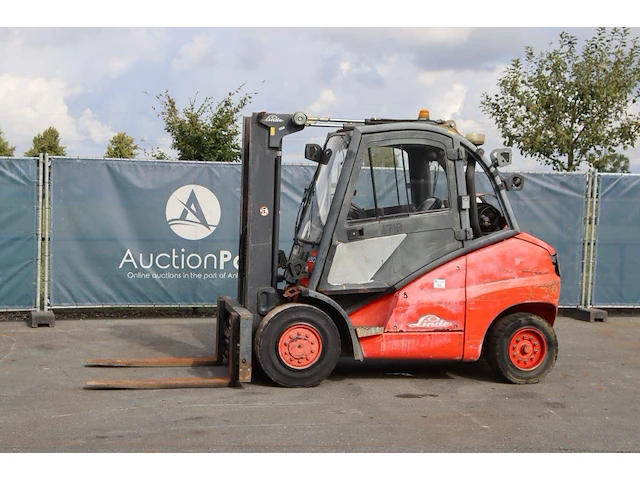 Heftruck linde h50t lpg 5000kg 7m 2005 - afbeelding 1 van  1
