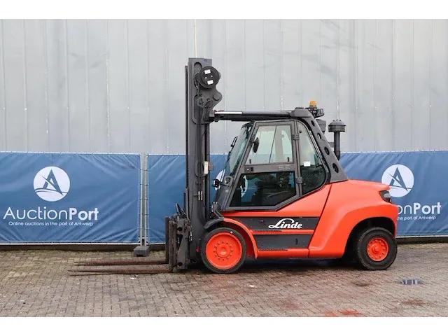Heftruck linde h80d-01/900 diesel 8000kg - afbeelding 1 van  1