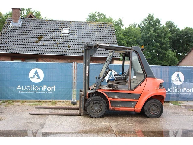 Heftruck linde h80d diesel 8500kg 3.7m 1994 - afbeelding 1 van  1