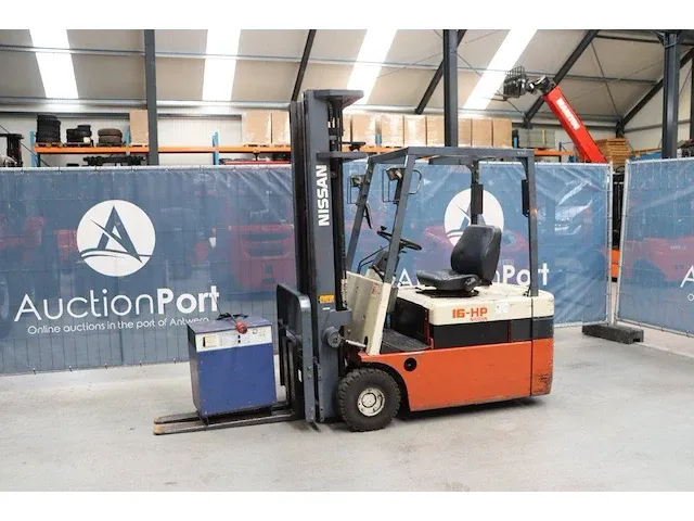 Heftruck nissan gnx01l16u elektrisch 1600kg 5.5m 1997 - afbeelding 1 van  1