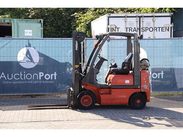 Heftruck nissan pd01a15pq lpg 1500kg 3.3m 2001 - afbeelding 1 van  1