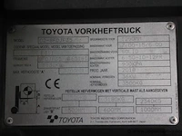 Heftruck toyota, 02-8fdjf35, bouwjaar 2018, 6312 werkuren - afbeelding 9 van  11