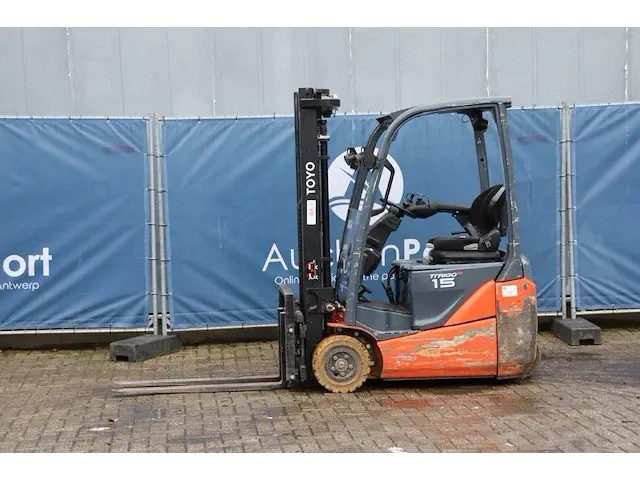 Heftruck toyota 8fbe15t elektrisch 1500kg - afbeelding 1 van  1