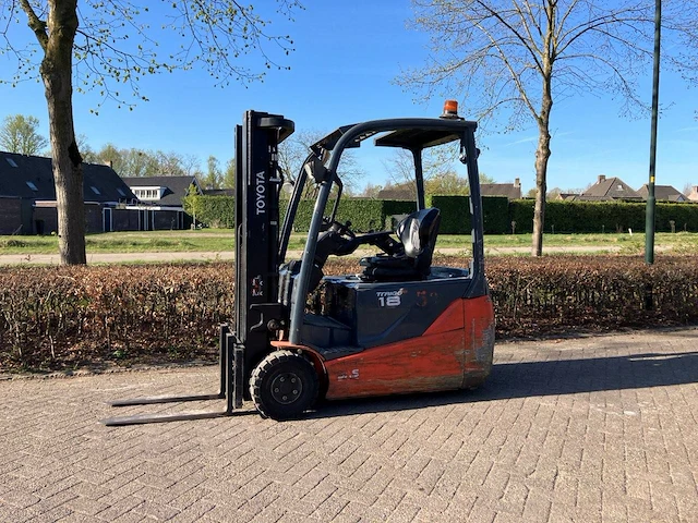 Heftruck toyota 8fbe18t elektrisch 1800kg 4.5m 2018 - afbeelding 1 van  1
