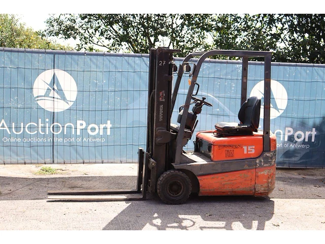 Heftruck toyota fbesf15 elektrisch 1500kg 3.0m 1997 - afbeelding 1 van  1